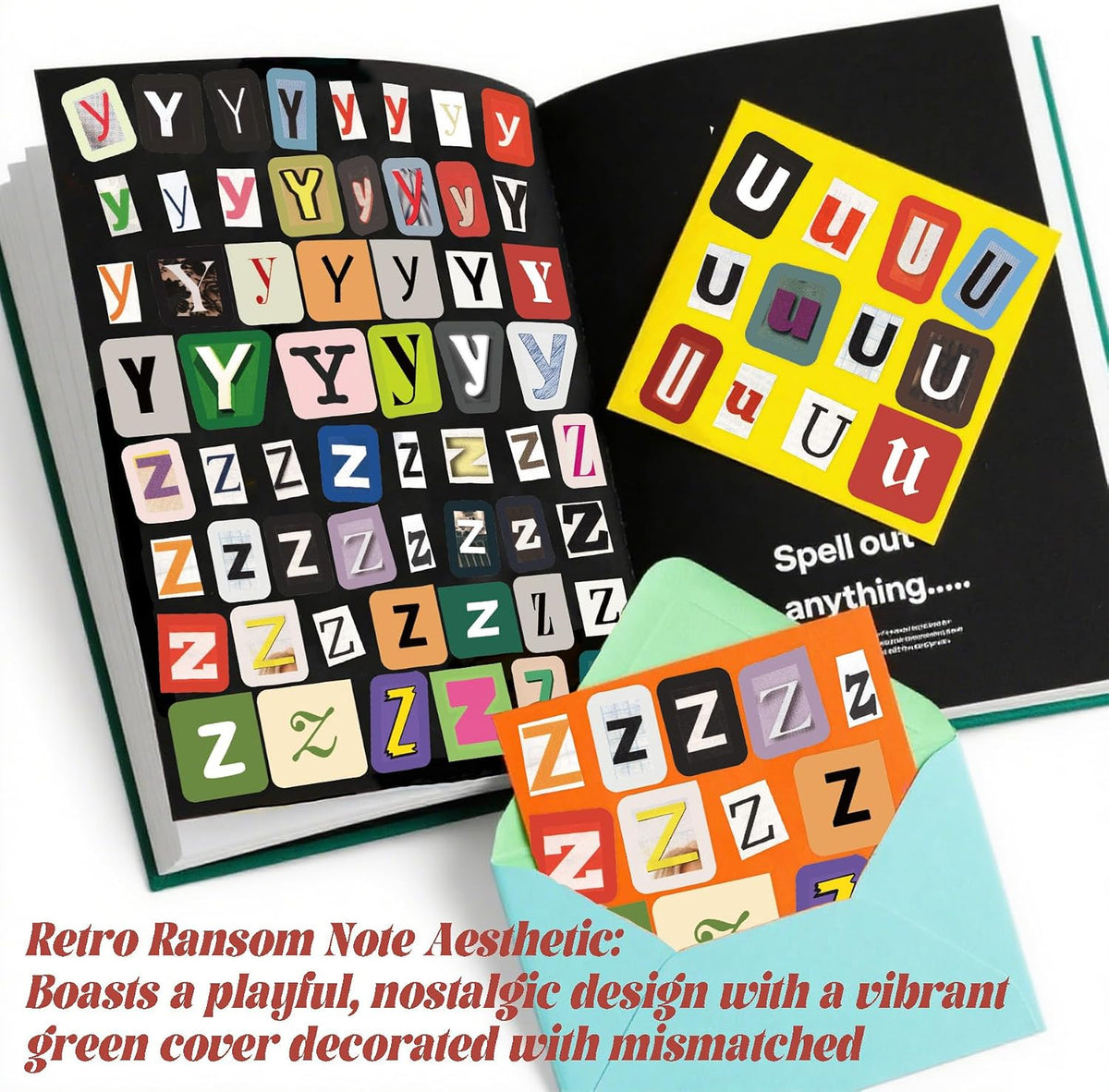 1500Pcs Alphabet Letter Stickers Book & Scrapbook Supplies