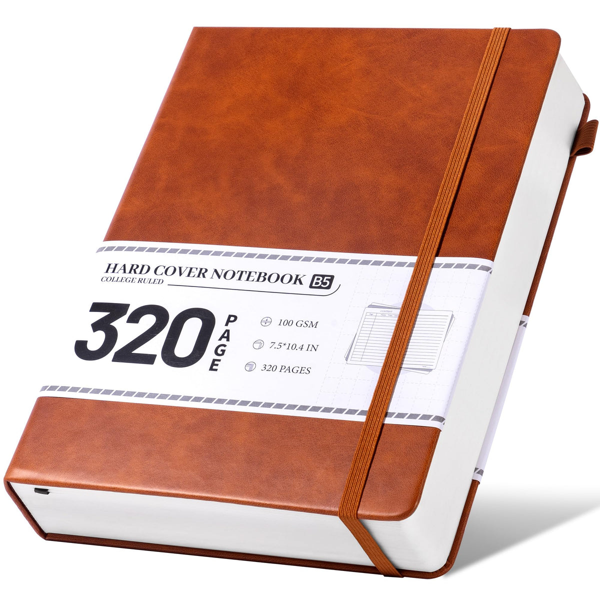 CAGIE Journal Notebook for Women Men Leather Journaling Notebooks Diary A5