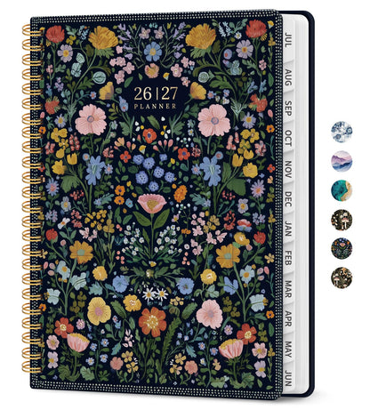Planner 2026-2027, Jul 2026-Jun 2027 Academic Monthly & Weekly Planner