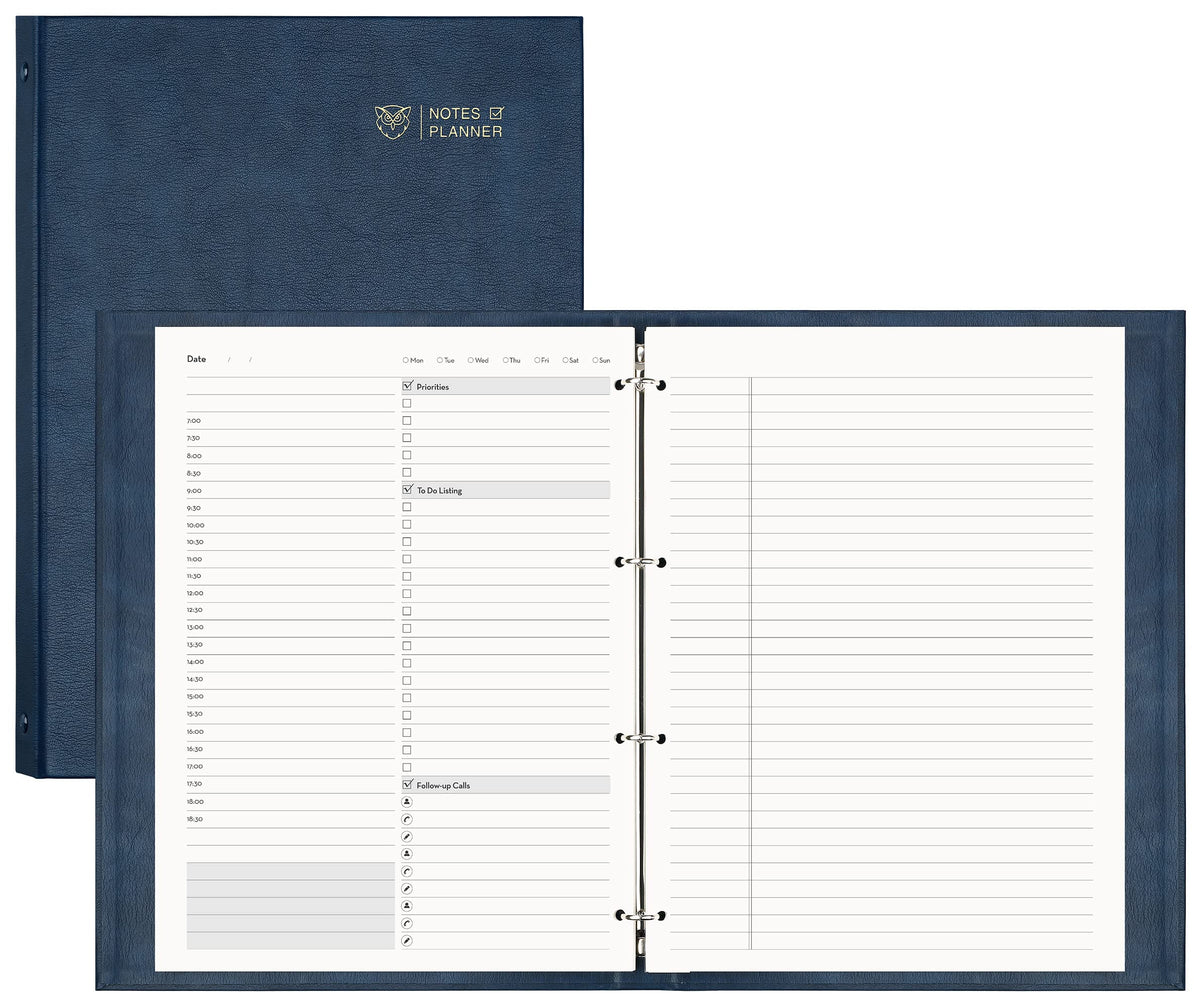 EMSHOI Undated Hourly Daily Planner, 240 Pages, A4 Size (9.2" x 12")