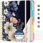 Taja Pretty Large Spiral Lined Notebook for Work with 5 Removable Dividers