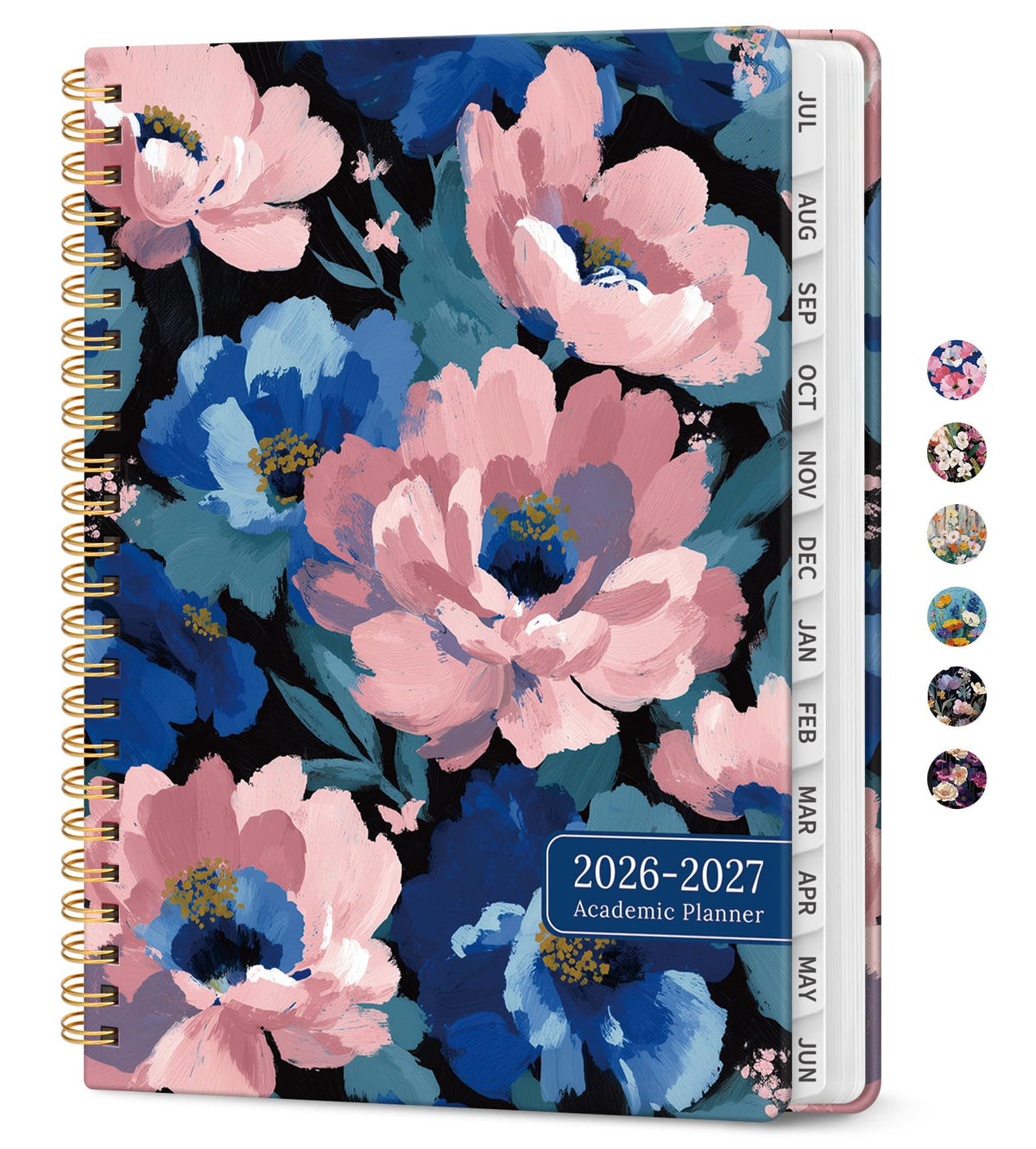 Planner 2026-2027, Jul 2026-Jun 2027 Academic Monthly & Weekly Planner