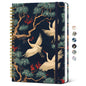 Taja Spiral Lined Journal for Women, Pretty Hardcover Journal Notebook, A5