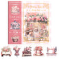 Life's Little Scenes Series Sticker Scrapbooking Supplies for Junk Journal, 24 Sheets PET Stickers - Vintage Journaling Stickers