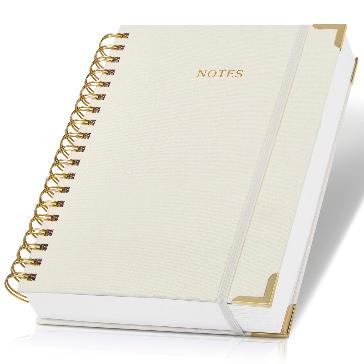 Aesthetic Thick Spiral Notebook Journal For Women in B5 - Linen Hardcover