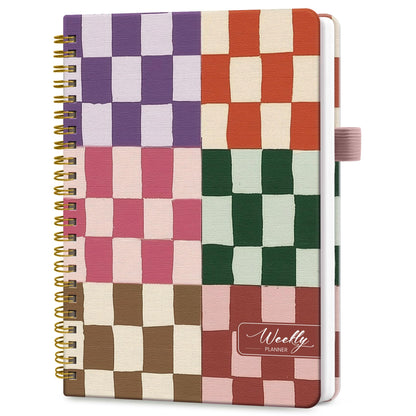 Taja Undated Weekly Planner, To Do List Notebook with Habit Tracker, A5