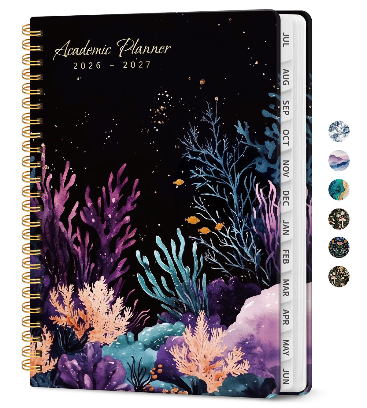 Planner 2026-2027, Jul 2026-Jun 2027 Academic Monthly & Weekly Planner