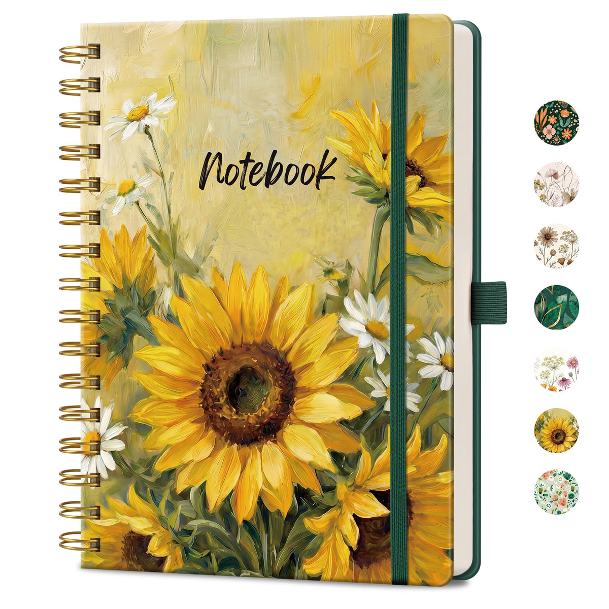 AHGXG Spiral Journal Notebook, 160 Lined Pages, A5 Size (5.7'' x 8.3'')