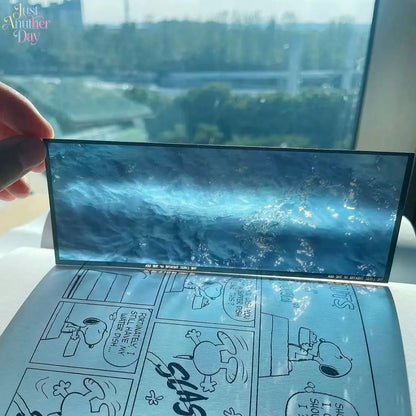 3Pcs Ocean Scenery Semi-transparent Acrylic Bookmarks, Blue Sea Boat Silhouette Clear Page Markers, Aesthetic Reading Book Accessories for Book Lovers, Journal Decor & Gifts