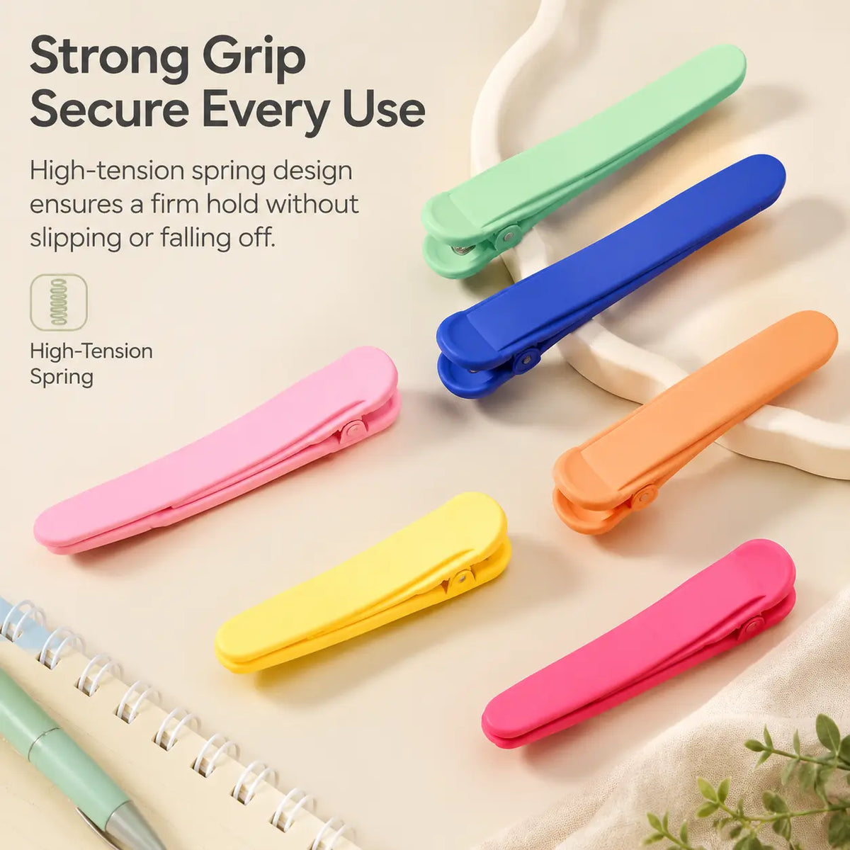 Set of 3 Flexible Silicone Bookmarks with Smooth-Glide Clipping Mechanism – Lightweight, Non-Slip, Page-Safe Reading Aids for Adults, Teens, and Children – Ideal for Novels, Textbooks, Journals, and Gift Sets