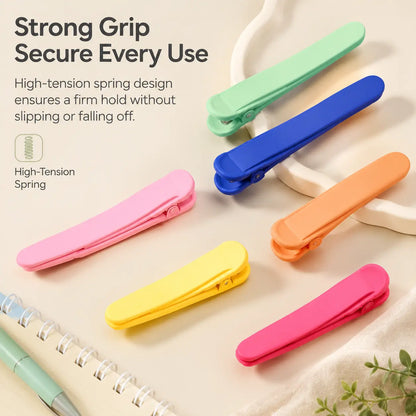 Set of 3 Flexible Silicone Bookmarks with Smooth-Glide Clipping Mechanism – Lightweight, Non-Slip, Page-Safe Reading Aids for Adults, Teens, and Children – Ideal for Novels, Textbooks, Journals, and Gift Sets