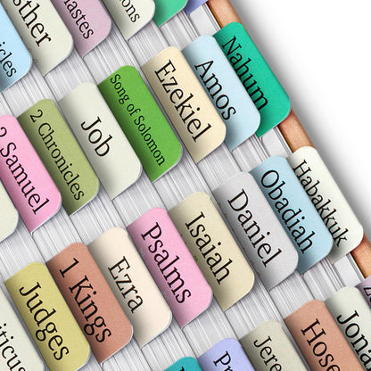 Mr. Pen- Bible Tabs, 75 Tabs, 2 Bookmarks, Boho Style