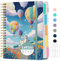 Taja Large Spiral Notebooks for Work 5 Subject with Removable Dividers