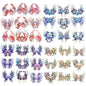 160Pcs Natural Flower Stickers for Scrapbooking,Self-Adhesive Transparent Flower Stickers Scrapbook Supplies Journaling Supplies for Adult Card Making Letters DIY Water Bottle Cards Decoration