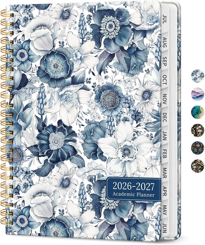 Planner 2026-2027, Jul 2026-Jun 2027 Academic Monthly & Weekly Planner