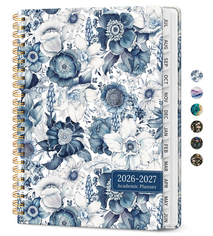 Planner 2026-2027, Jul 2026-Jun 2027 Academic Monthly & Weekly Planner