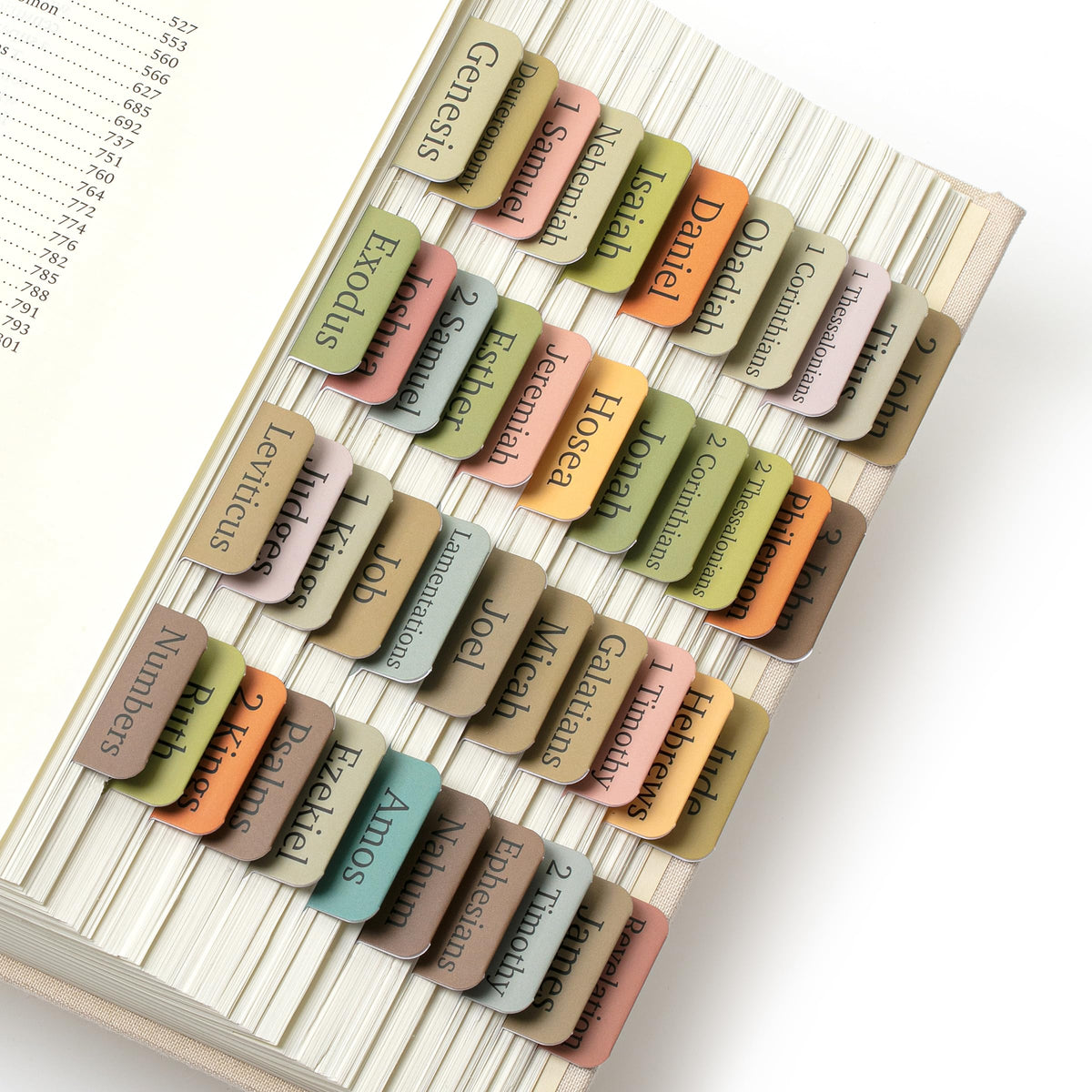 Mr. Pen- Bible Tabs, 75 Tabs, 2 Bookmarks, Boho Style