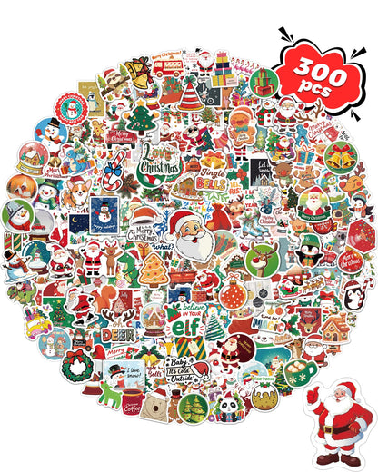 300 Pcs Stickers for Kids, Cute Vinyl Waterproof Stickers for Water Bottle