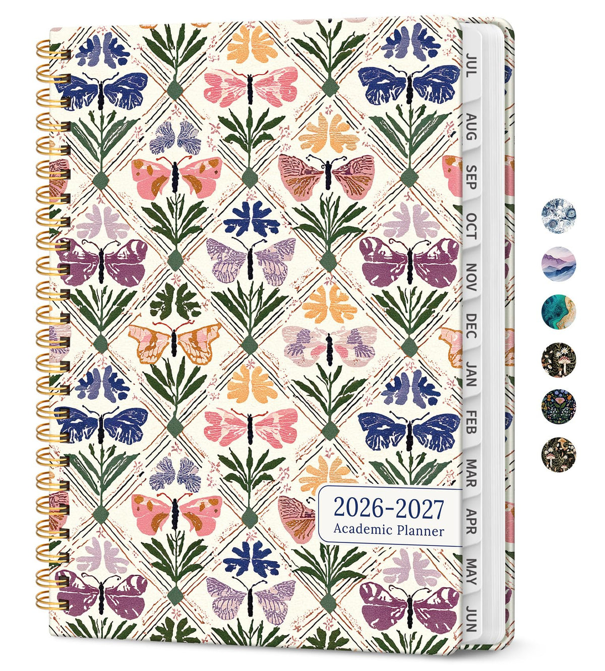 Planner 2026-2027, Jul 2026-Jun 2027 Academic Monthly & Weekly Planner