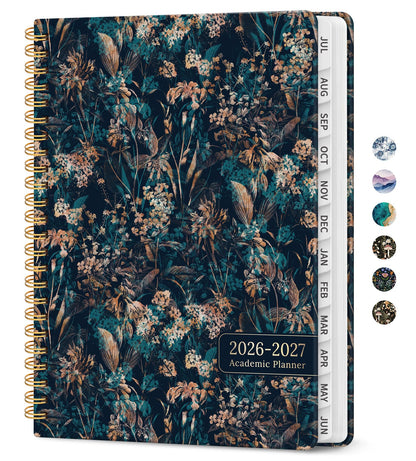 Planner 2026-2027, Jul 2026-Jun 2027 Academic Monthly & Weekly Planner