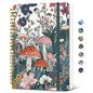 Taja Spiral Lined Journal for Women, Pretty Hardcover Journal Notebook, A5
