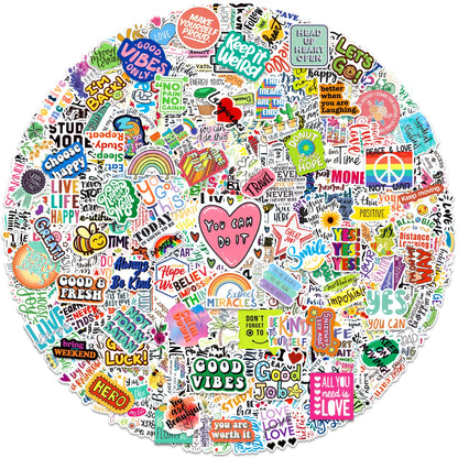 300 PCS Inspirational Stickers for Adults, Motivational Scrapbook Supplies