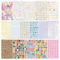 Transparent Flora Scrapbook Stickers Aesthetic Flowers Stickers(50)