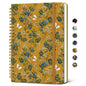 Taja Spiral Lined Journal for Women, Pretty Hardcover Journal Notebook, A5