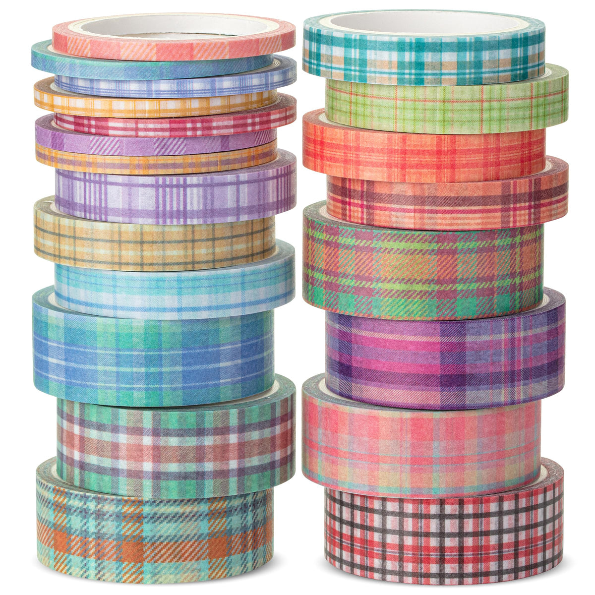 Mr. Pen- Washi Tape Set, 21 Rolls, Assorted Sizes, Floral
