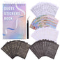 12 Sets 600 Sheets Washi Stickers for Journaling, Boho, Abstract, Vintage Scrapbook Sticker Set for Bullet Journal Art Diary Card Craft Gifts Planner Notebook