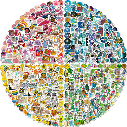 Arme Cute Stickers Bulk, Waterproof Stickers for Water Bottles Pack 600PCS