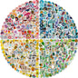Arme Cute Stickers Bulk, Waterproof Stickers for Water Bottles Pack 600PCS