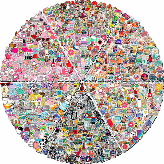 Arme Cute Stickers Bulk, Waterproof Stickers for Water Bottles Pack 600PCS