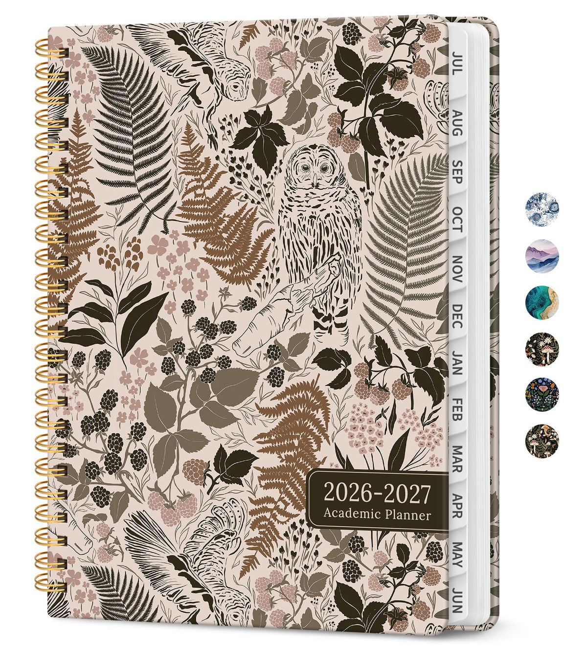 Planner 2026-2027, Jul 2026-Jun 2027 Academic Monthly & Weekly Planner