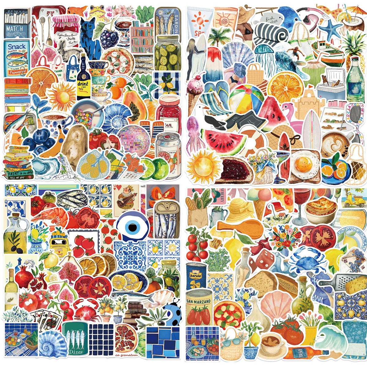 Aesthetic Downtown Girls Stickers Pack Trendy Y2K Stickers(50)