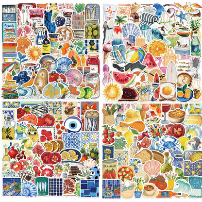 Aesthetic Downtown Girls Stickers Pack Trendy Y2K Stickers(50)