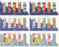15 Pieces Bookmark, Magnetic Bookmarks for Women, Men, Book Lovers, Page Markers for Students Teachers Reading (Misty, Ocean, Emerald)