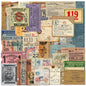 PRSTINCOL Vintage Journaling Stickers,Scrapbook Supplies for Planners,100Pcs Junk Journal Supplies with Antique Map Prints, Distressed Edges for Teenagers Adults
