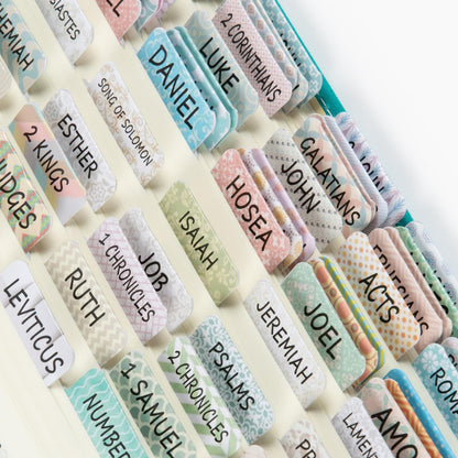 Mr. Pen- Bible Tabs, 75 Tabs, 2 Bookmarks, Boho Style