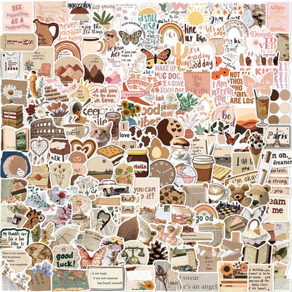 Aesthetic Downtown Girls Stickers Pack Trendy Y2K Stickers(50)