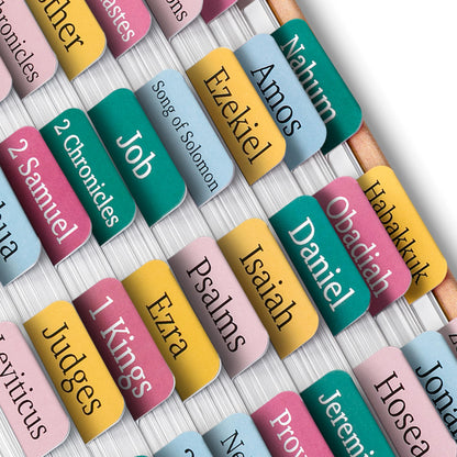 Mr. Pen- Bible Tabs, 75 Tabs, 2 Bookmarks, Boho Style
