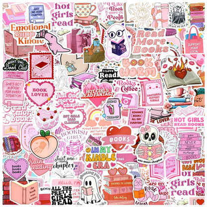 200 Pcs Cute Aesthetic Water Bottle Stickers for Kids, Waterproof Vinyl