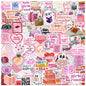200 Pcs Cute Aesthetic Water Bottle Stickers for Kids, Waterproof Vinyl