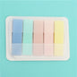 100pcs Portable And Practical Stickers - Creative Instruction Markers For Students, Index And Note Stickers, Small Strip Plastic Bookmark Stickers