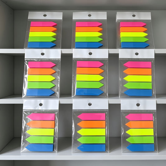 300/900 Office Color-Coded Labels, Arrow-Shaped Colored Book Stickers, Daily Office Page Separator Stickers, Book Stickers, Student Marking Stickers, Classification Labels, File Index Labels