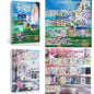 2 Styles 30 Sheets Dreamcore Aesthetic Sticker Book – Frutiger Aero Die-Cut Glossy Matte Textured Stickers for Journaling, Scrapbooking, Collage Art & INS Softcore Decor Premium Coated Paper Dreamy Spread