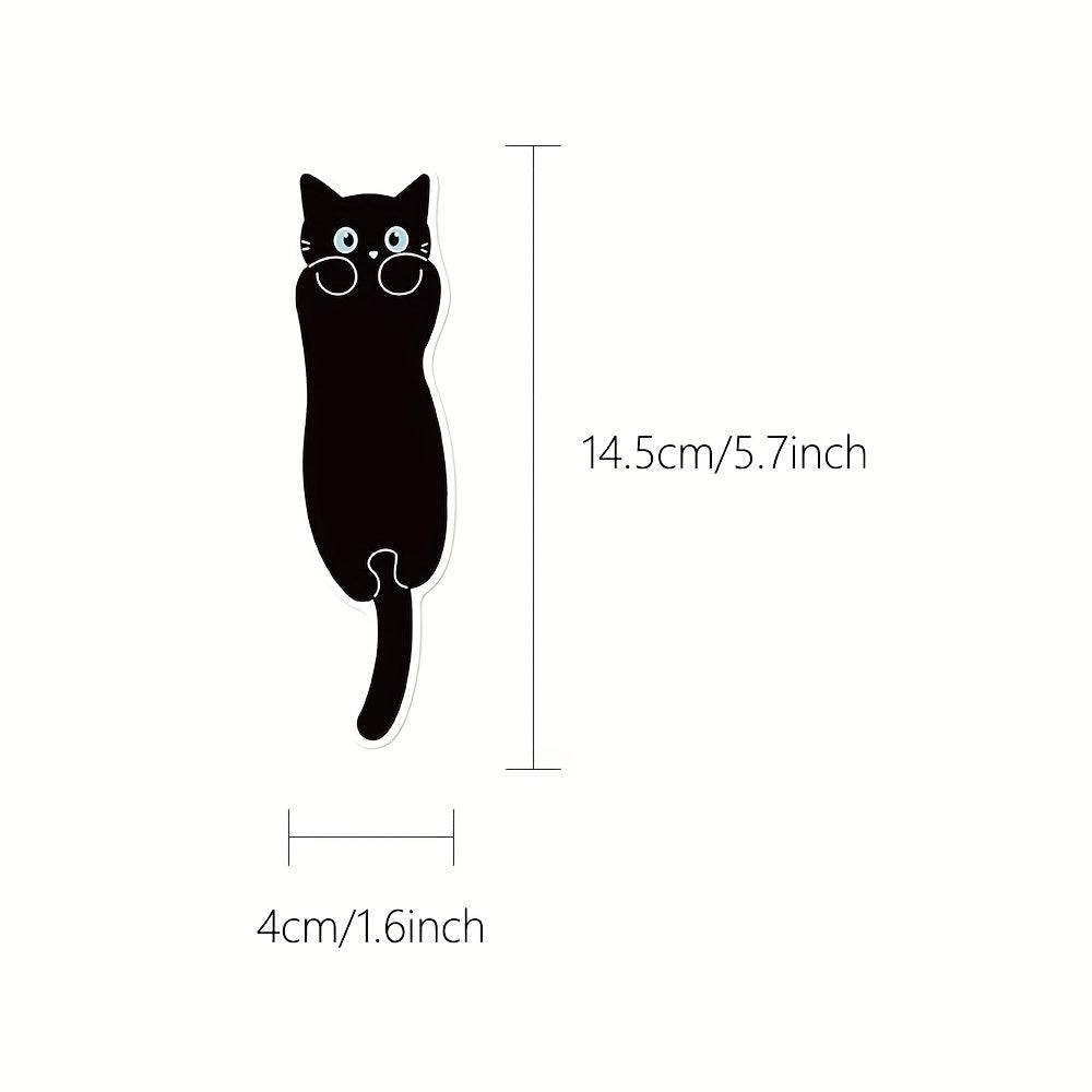 30/60pcs Cute Cat Bookmarks, Creative Cartoon Decorative Desktop Decor, Book Page Dividers, Student Bookmarks