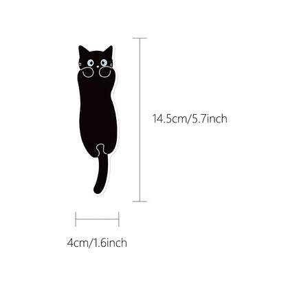 30/60pcs Cute Cat Bookmarks, Creative Cartoon Decorative Desktop Decor, Book Page Dividers, Student Bookmarks