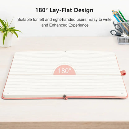 Unisex 3-Pack A6 Pocket Hardcover Lined Journal Notebook with Elastic Band, Single-Color Mini Portable Pocketbook, Home Supplies for Back to School & Daily Use