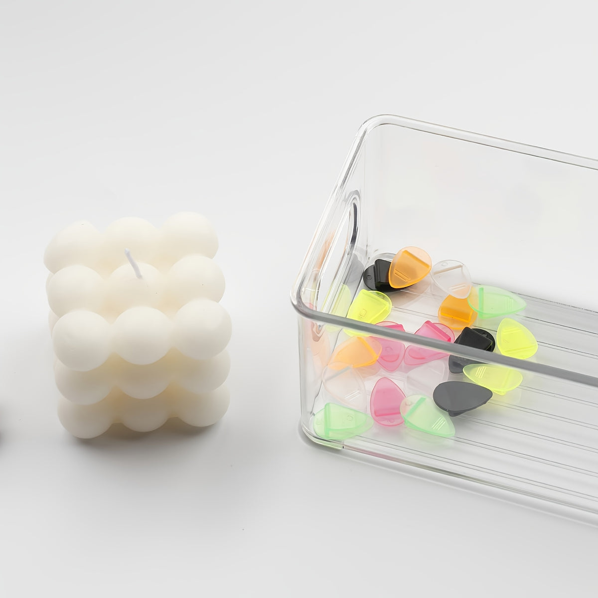 24pcs/12pcs Color Mini Bill Clip, Melon Seed Shaped Clip, Label Clip, DIY File Index Classification Clip Bookmark Clip, Office and Study Supplies